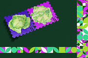 Green Watercolor Vegetables Set, a Food Illustration by Olexandra Mur (Thumbnail 5 of 9)