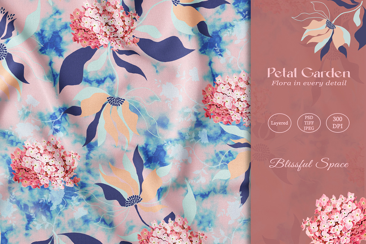 Petal Garden Prints & Patterns, a Texture Graphic by GND ART STUDIO (Photo 3 of 8)