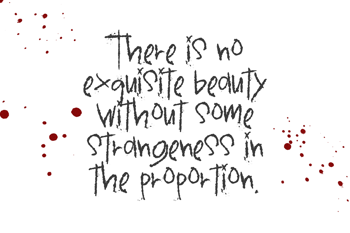 Criminal Display Font, a Handwritten Font by Beck McCormick (Photo 8 of 10)