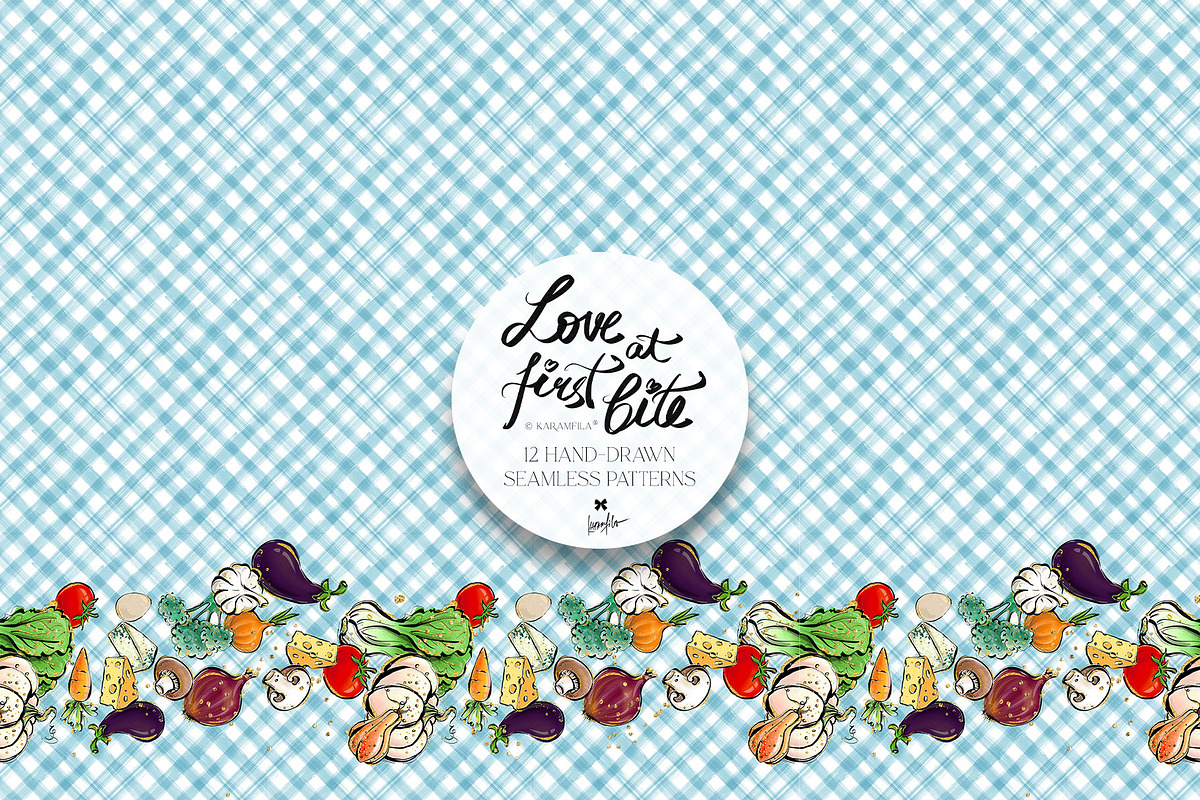Cooking Kitchen Seamless Patterns, a Pattern Graphic by KaramfilaS (Photo 4 of 17)