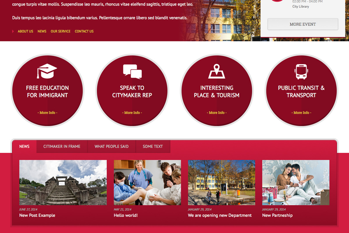 Citymaker HTML, a HTML Template by Cubicthemes (Photo 4 of 5)