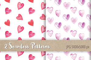 Watercolor Valentine Collection