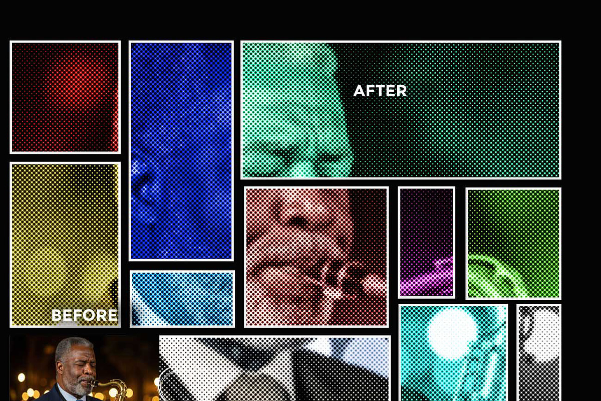 HALFTONE X Experimental Halftone, an Action Add-On by Studio Retouch (Photo 27 of 63)