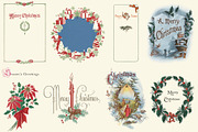 Vintage Holiday Graphics, an Illustration by Blue Line Design (Thumbnail 9 of 15)