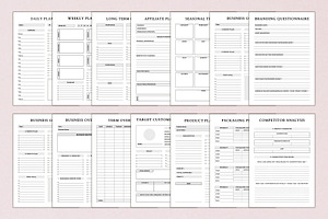 Business Planner Template/Canva