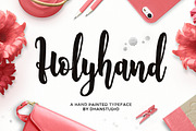Holyhand Script, a Script Font by Dhan Studio (Thumbnail 1 of 10)