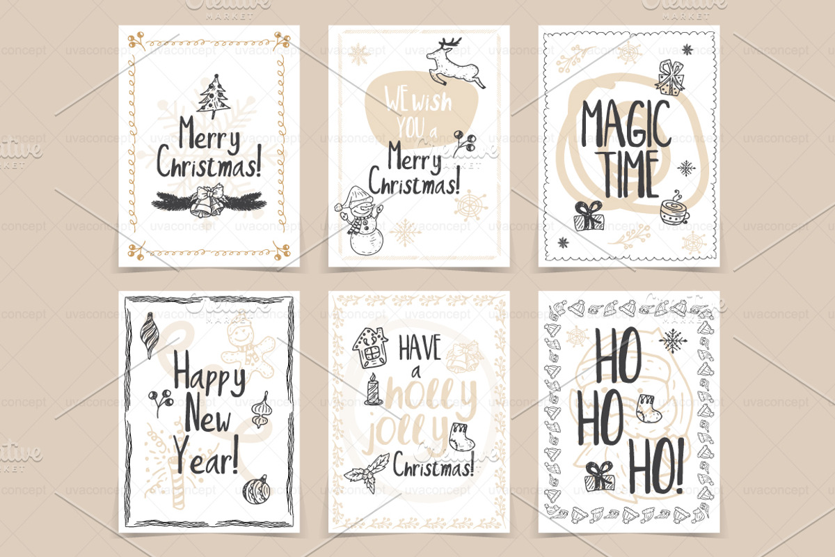Set of 30 creative journaling cards, a Card Template by UVAconcept (Photo 5 of 6)