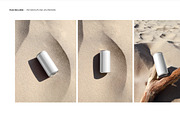 200ml Can on Sand Mockup Set, a Packaging Mockup by creatsy5 (Thumbnail 2 of 6)