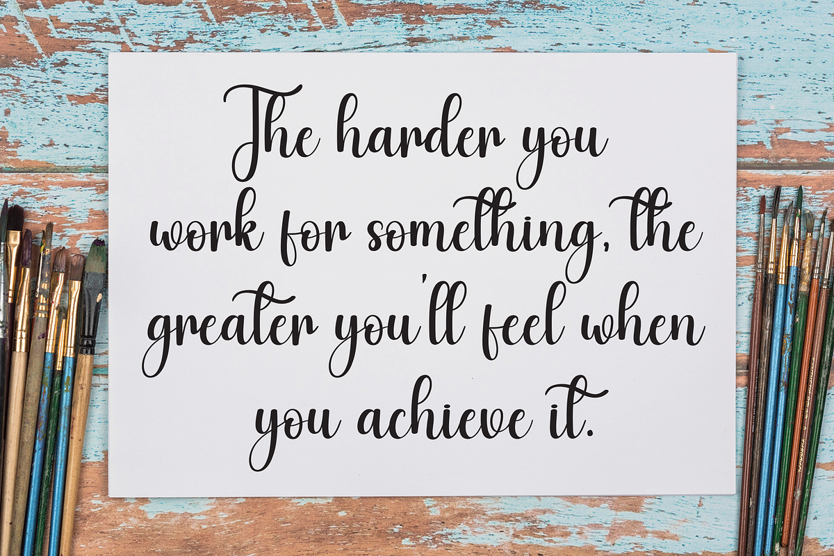 Babylone | Script Font, a Handwritten Font by Scratchones (Photo 4 of 9)