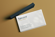 Sawyer Business Card Canva Template, a Templates & Theme by Regent Parkette (Thumbnail 2 of 2)