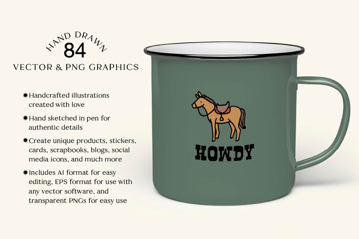 Wild West Icons Clipart Set, an Icon by Lemonade Pixel (Photo 2 of 8)