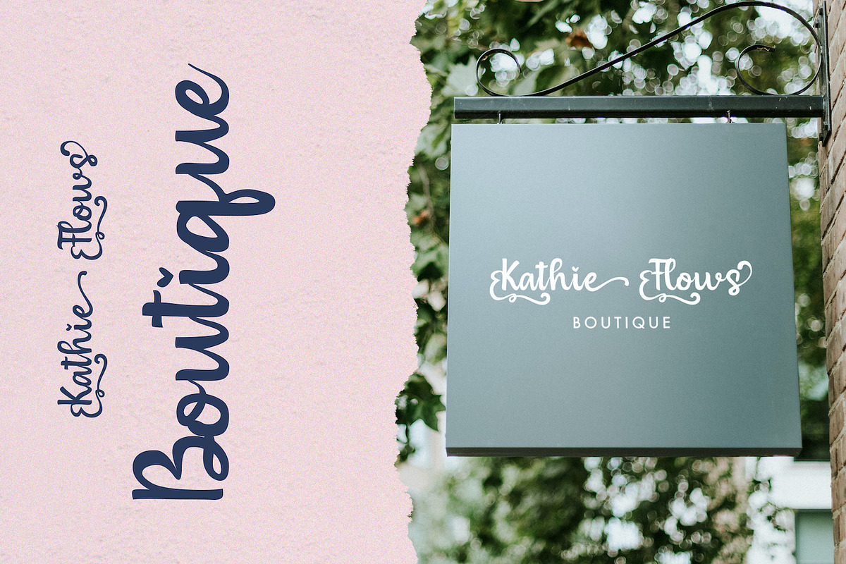Bulgaria - Modern Calligraphy Font preview 6
