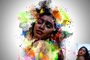 Fantasy Watercolor Photoshop Action