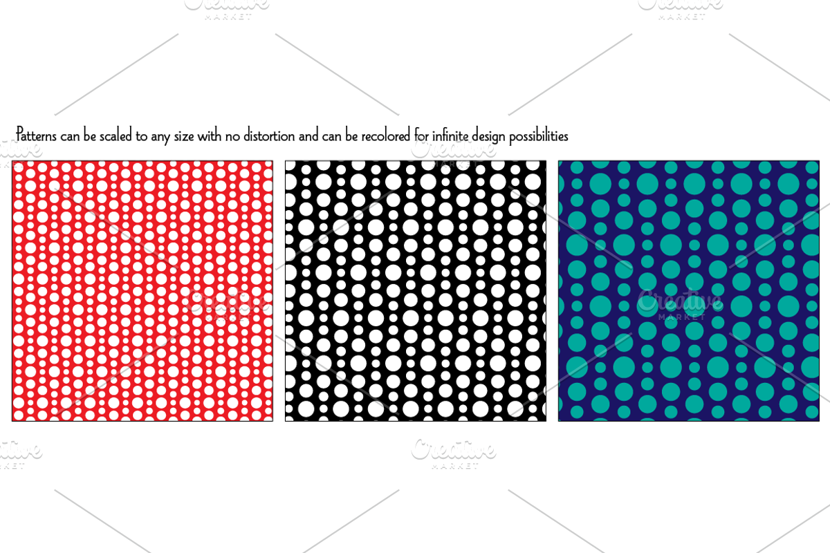 Mod Seamless Christmas Patterns preview 3