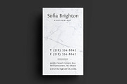 Marble Photography Business card, a Business Card Template by CodePower (Thumbnail 3 of 3)