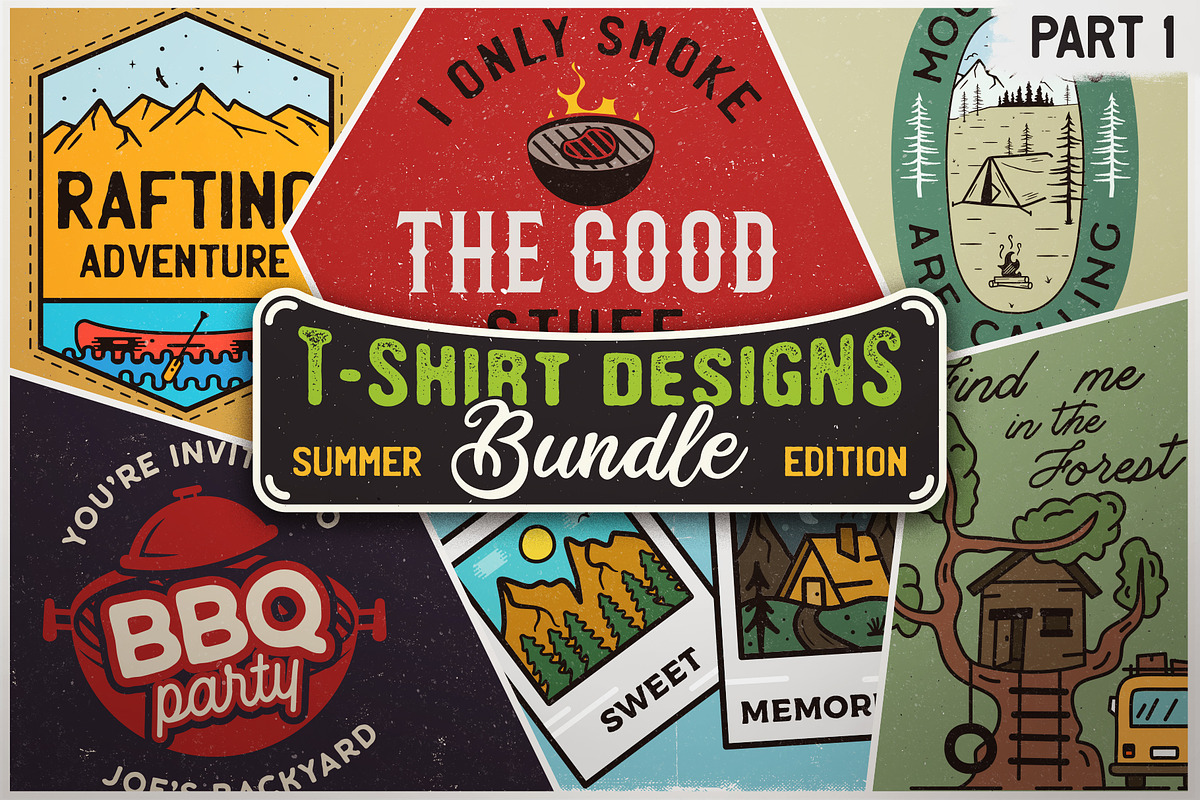 T-Shirt Design Vector Bundle! 7 Sets, an Illustration by JeksonGraphics (Photo 13 of 16)