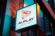 Ai Play Button Logo, a Branding & Logo Template by Design_Planet (Thumbnail 3 of 4)