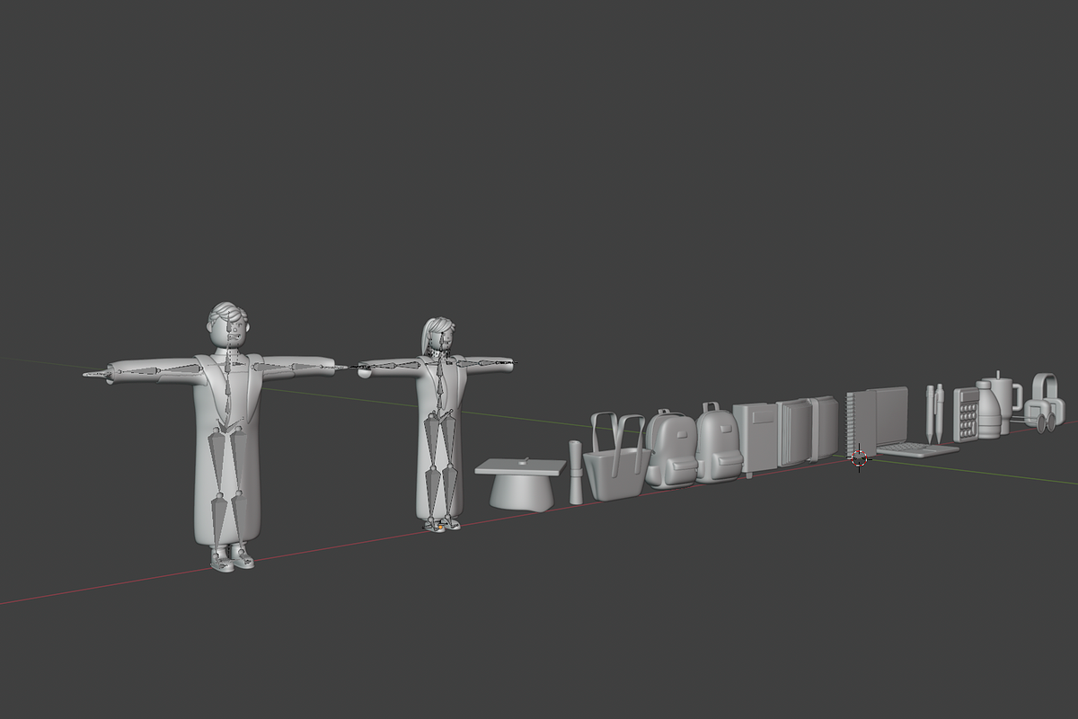 Education Set 3D model, an Object 3D Model by Artem Varnitsin (Photo 4 of 6)