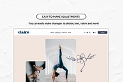 Claire Squarespace Template, a Websites & App Template by JennyFinazzoDesigns1 (Thumbnail 3 of 3)
