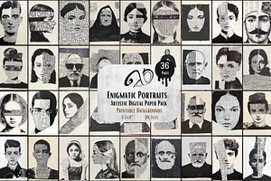 Enigmatic Portraits Background, a Person Illustration by NiiiNArt