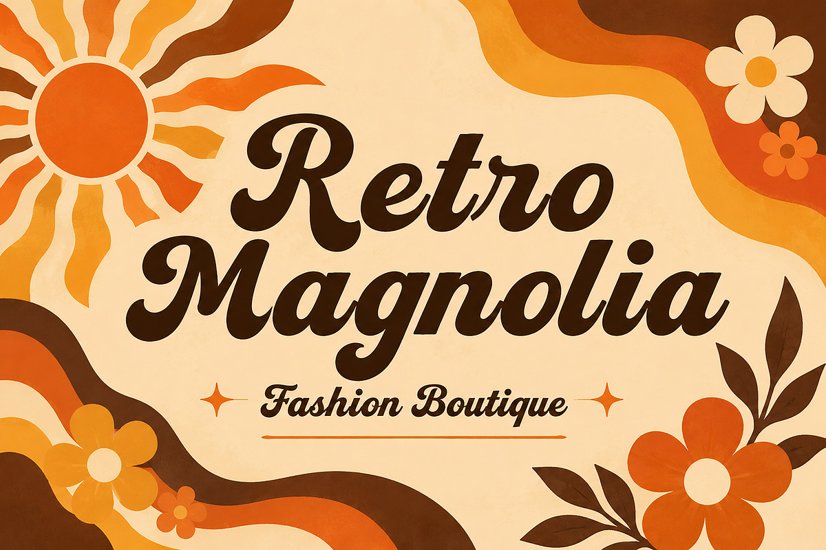 Retro Magnolia, a Script Font by Wow Magic (Photo 7 of 7)