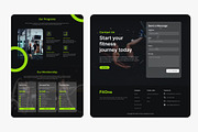 Fitone - Gym & Fitness Website, an UI Kit Template by Kmg Design (Thumbnail 2 of 3)