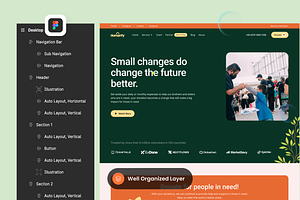 Humanty - Charity Landing Page