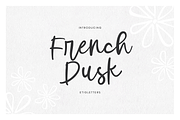 French Dusk Font, a Handwritten Font by etigletters (Thumbnail 8 of 9)