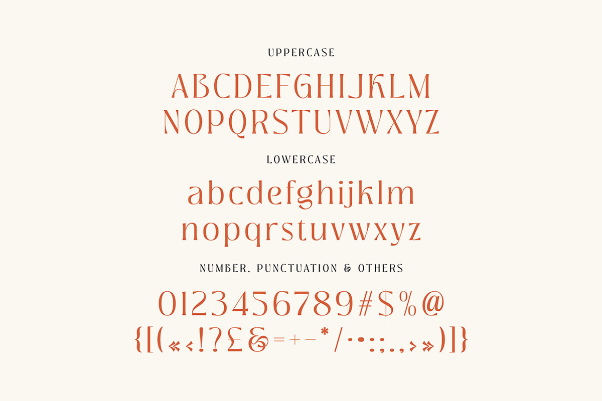 Rekyanda Luxury Serif, a Serif Font by Cruzine (Photo 4 of 7)