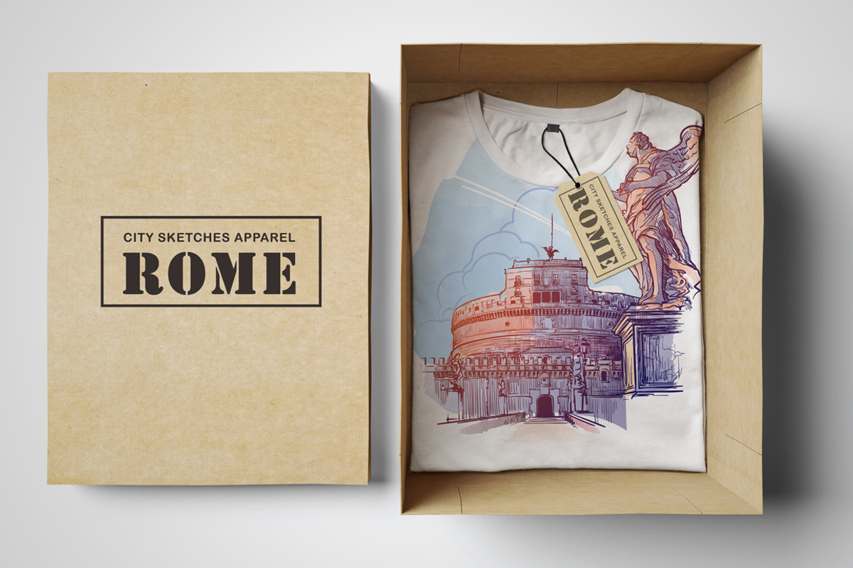 Sketching Rome-3 Colors Bundle, an Illustration by AntonPix Studio (Photo 4 of 7)