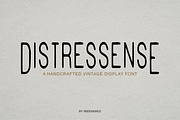 Distressense | Display Font, a Sans Serif Font by RS Design Co. (Thumbnail 1 of 5)