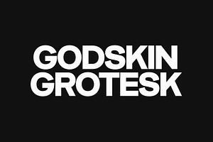 Godskin Grotesk %30 Off, a Sans Serif Font by Horizon Type Foundry