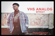 VHS Analog - Photoshop Action, an Action Add-On by Shyeno (Thumbnail 1 of 11)