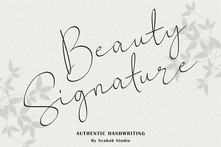 Beauty Signature Script