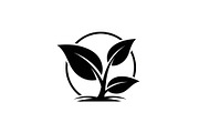 Nature Frame Art Silhouette Clipart, a Graphic by hafijul (Thumbnail 3 of 13)