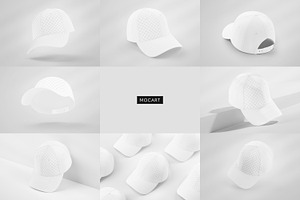 Cap Mockup V.1 And V.2 Bundle