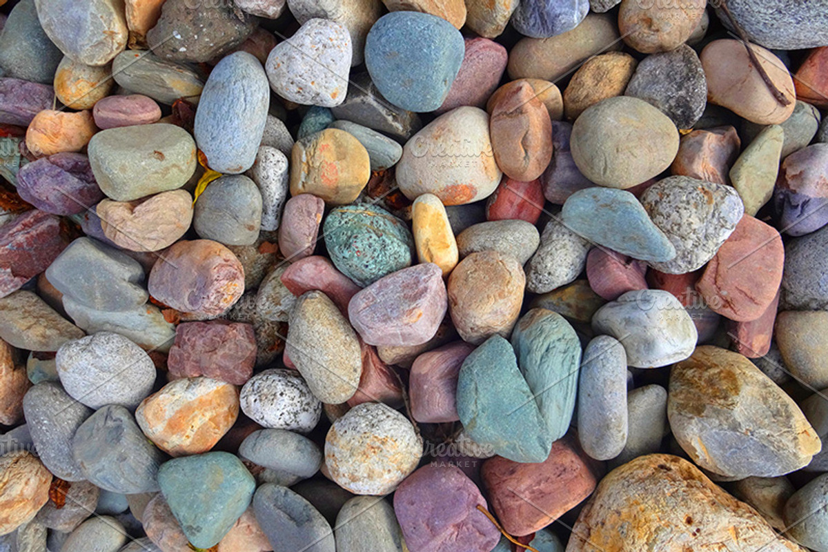 20 Pebbles Textures preview 3
