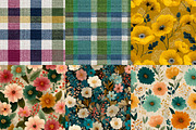 Spring Seamless Printable Digital Pa, a Texture Illustration by DreamPrint404 (Thumbnail 3 of 7)