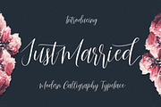 Just Married Script, a Script Font by Gatype (Thumbnail 1 of 8)