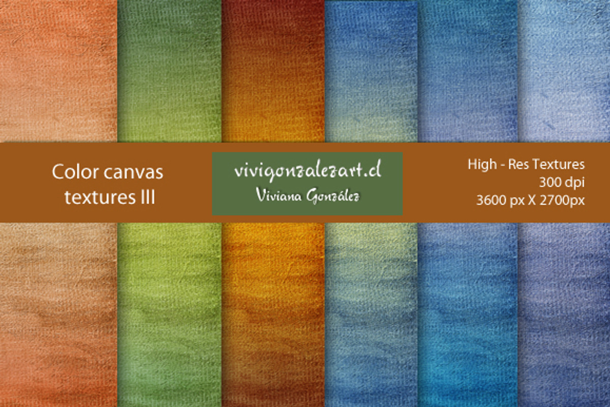 Color canvas textures III
