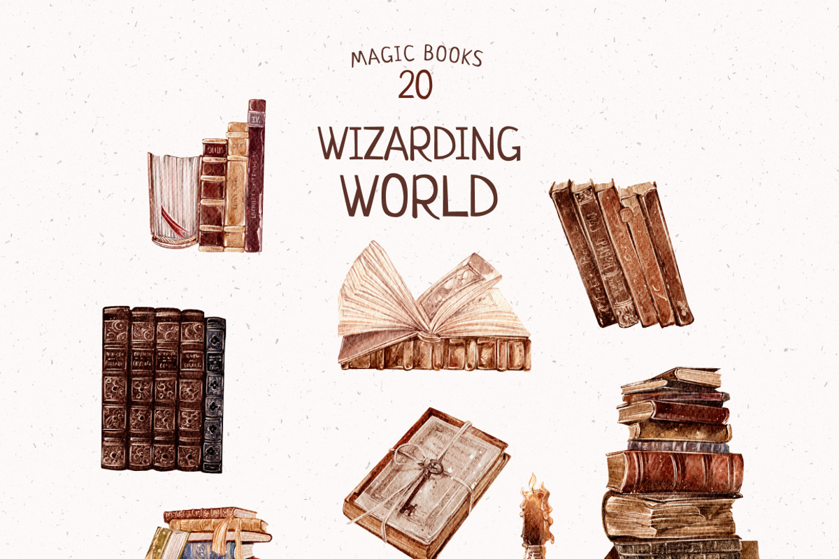 Wizarding World Watercolor set, a Decorative Illustration by Yakovleva Margarita (Photo 13 of 20)