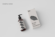 Black clay mask cosmetic smears set, an Object Graphic by Olha Kozachenko (Thumbnail 6 of 8)