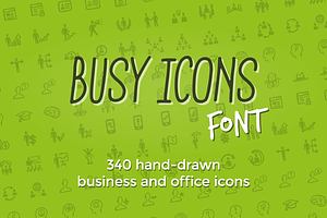 Busy Icons Font