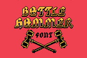 Battle Hammer Font, a Font by Kern Club (Thumbnail 1 of 4)