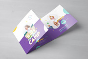 Kids Summer Camp Square Trifold, a Brochure Template by Designsoul14 (Thumbnail 2 of 5)