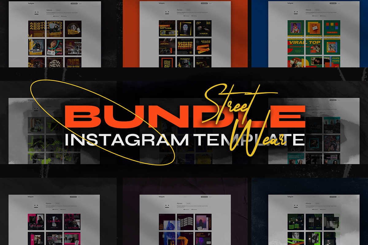 Bundle Streetwear Instagram Vol1, a Social Media Template by Azruca (Photo 2 of 22)