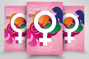 Women's Day Psd Flyers Template