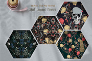 Skull Leopard Flowers, a Texture Illustration by LanaDzi (Thumbnail 5 of 13)