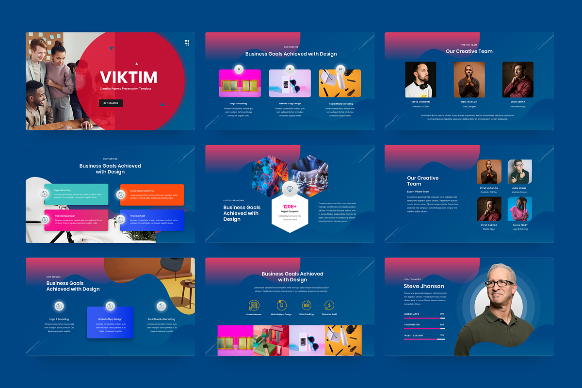 Creative Agency Business Powerpoint, a Presentation Template by YossyOneStd (Photo 3 of 4)