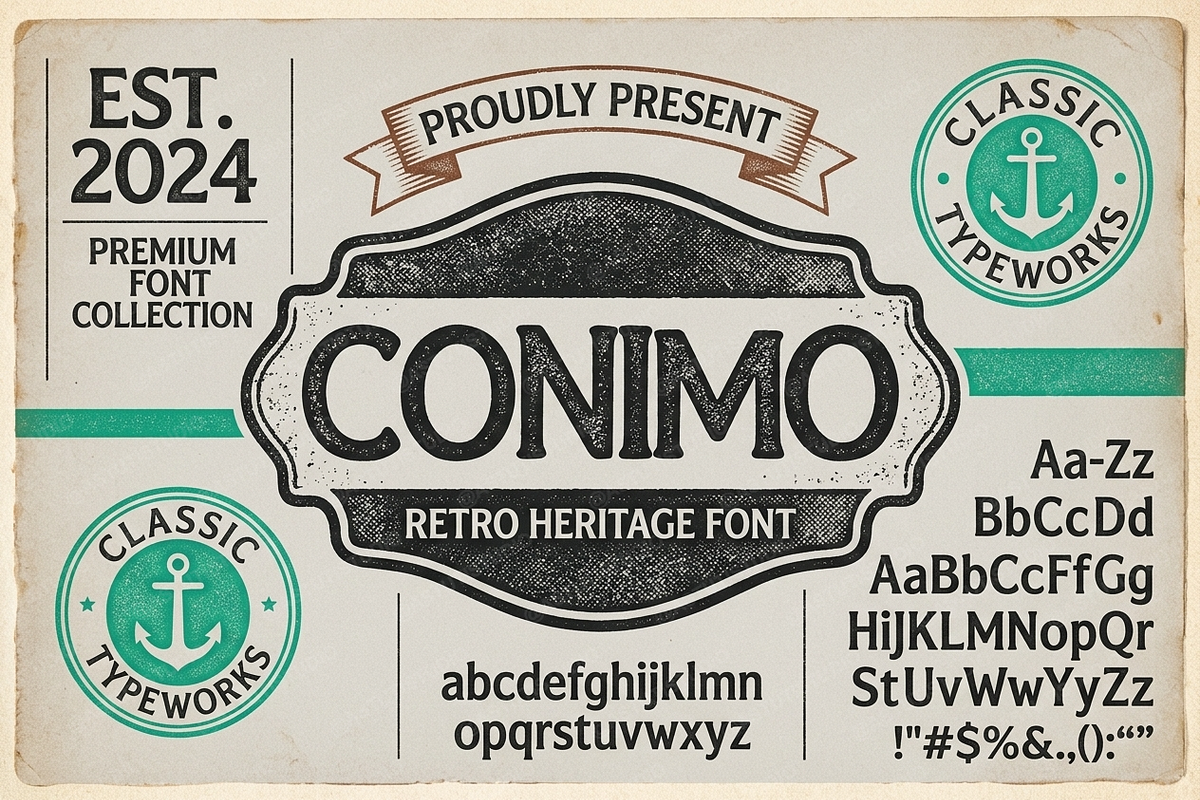 Conimo | A Refined Modern Serif Type, a Serif Font by Astuti Studio (Photo 7 of 23)